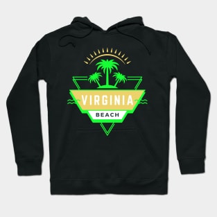 Virginia beach Vibes 80's 90's Hoodie